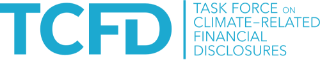 TCFD（気候関連財務情報開示タスクフォース）のロゴ。